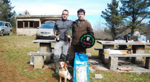 Javier Uriarte ganador del Campeonato de San Huberto de Bizkaia