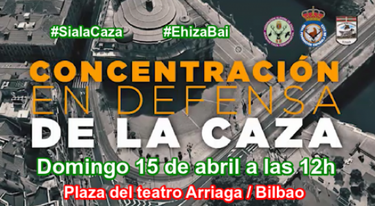 Vídeo oficial de la Concentración en Defensa de la Caza 15-4-18 (pinchar en el enlace)