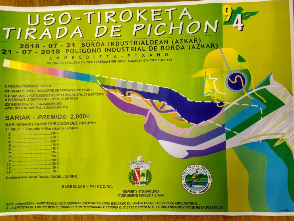 Tirada de pichón Amorebieta