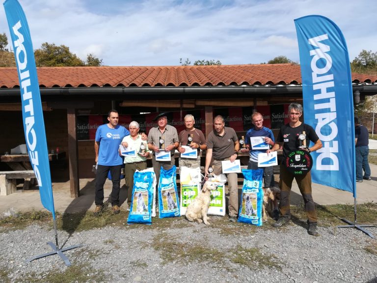 Clasificación del Campeonato de Bizkaia de caza menor con perro