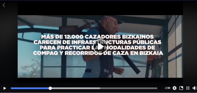 Vídeo – Los Cazadores Bizkainos No Tenemos Ninguna Instalación Para Las Competiciones De Compaq Y Recorridos De Ca