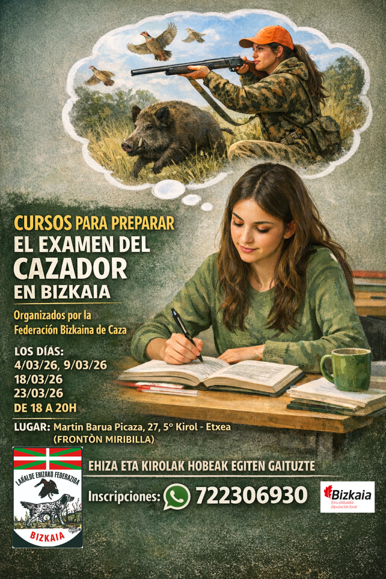 Cursos De Preparacion Del Examen Del Cazador En Bizkaia 2026