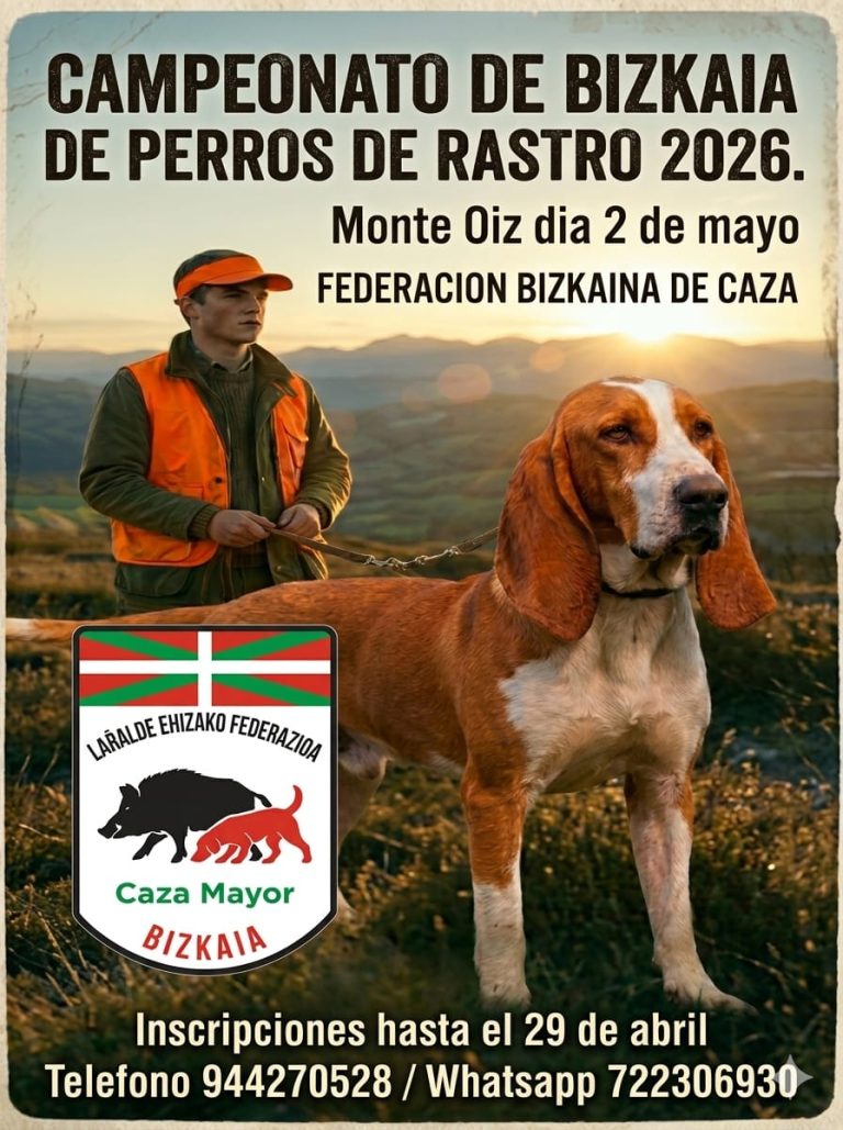 Campeonato De Bizkaia De Perros De Rastro 2026